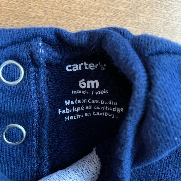 3/$10 CARTERS Baby girl ladybug sweater 6m - Picture 3 of 4